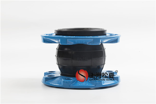 消防泵组用DN80-1.6Mpa球墨法兰NR橡胶膨胀节高清实拍图