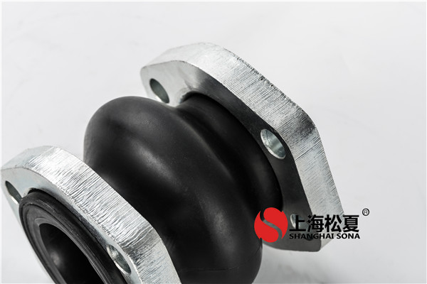 菱形法兰橡胶膨胀节用管道