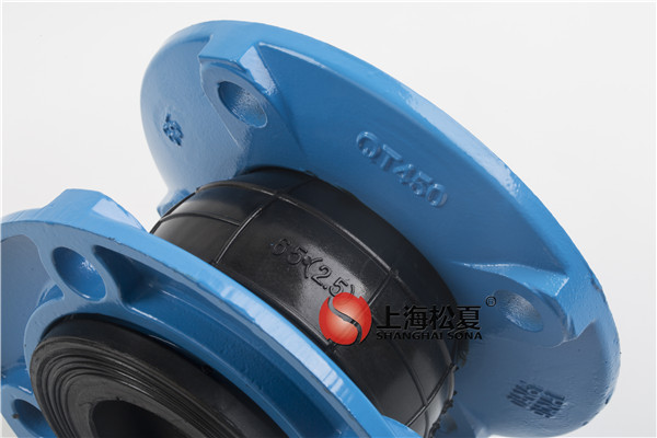 防管道减噪安装DN65规格橡胶膨胀节